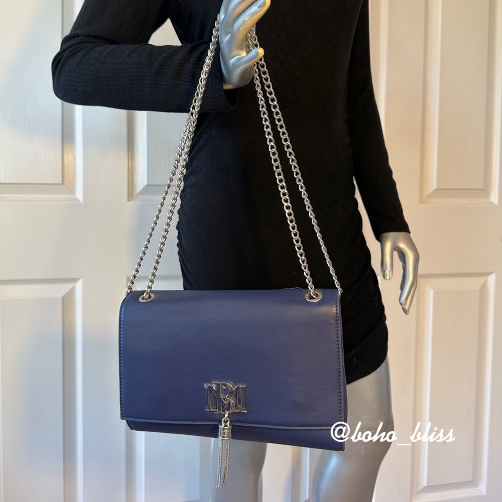 BADGLEY MISCHKA | Navy Blue Crossbody Messenger Bag NWT - Picture 3 of 7